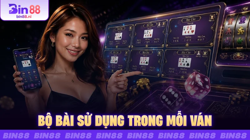 Bộ bài sử dụng trong mỗi ván
