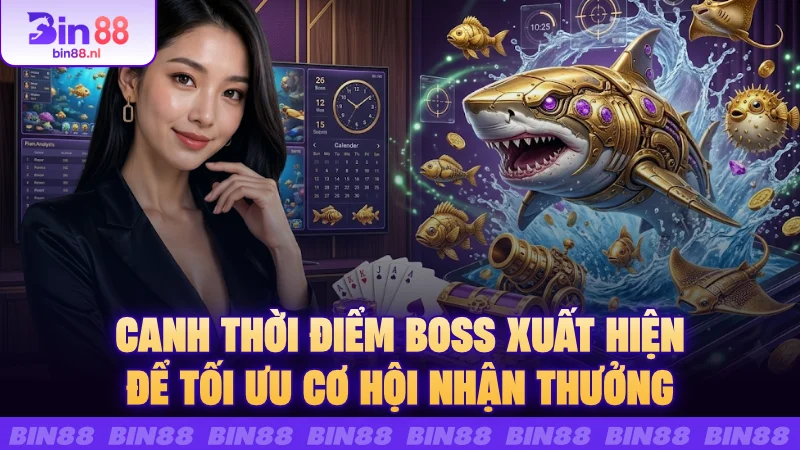 Canh thời điểm boss xuất hiện để tối ưu cơ hội nhận thưởng