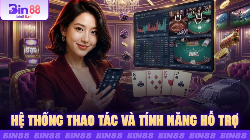 Hệ thống thao tác và tính năng hỗ trợ