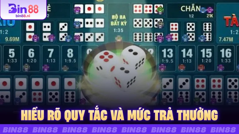 Hiểu rõ quy tắc và mức trả thưởng