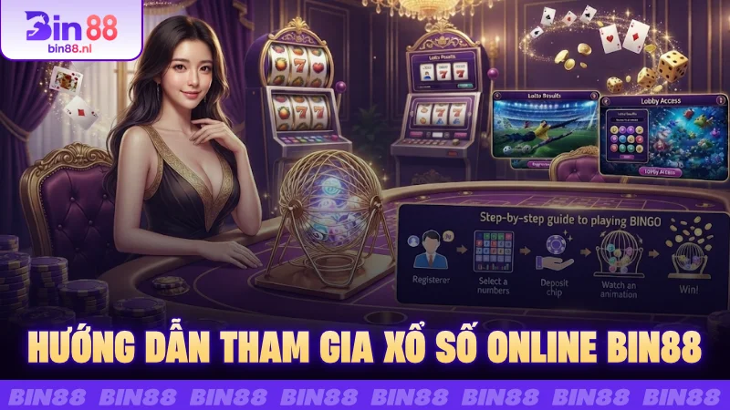 Hướng dẫn tham gia Xổ số online BIN88