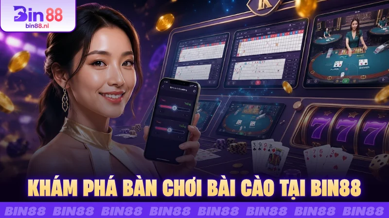 Khám phá bàn chơi Bài cào tại BIN88