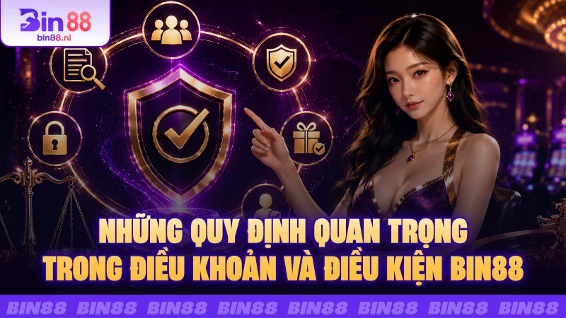Những quy định quan trọng trong điều khoản và điều kiện BIN88