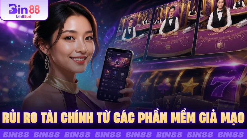 Rủi ro tài chính từ các phần mềm giả mạo