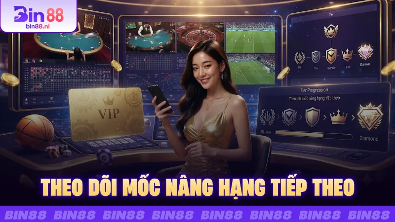 Theo dõi mốc nâng hạng tiếp theo