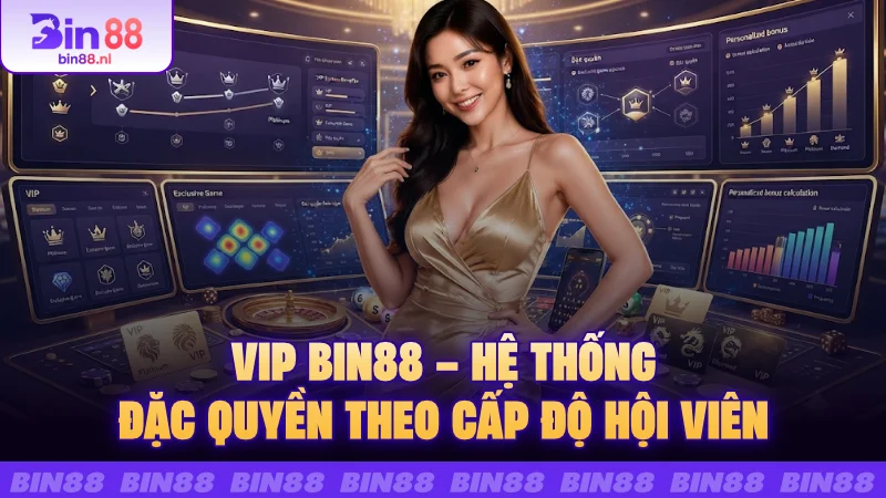 VIP BIN88 – Hệ thống đặc quyền theo cấp độ hội viên
